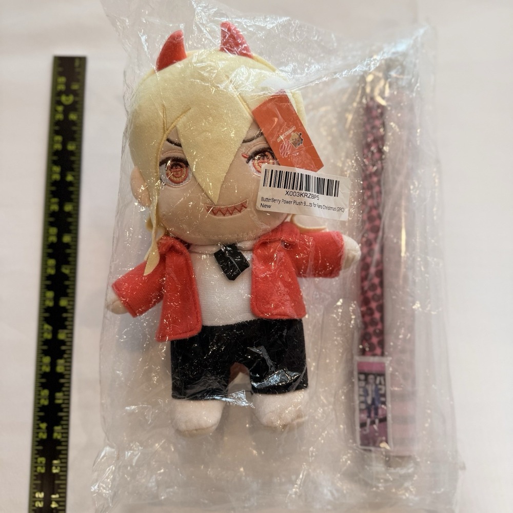 NEW Chainsaw Man Power Fiend Plush‎ With Wall Hanging Tapestry Roll
